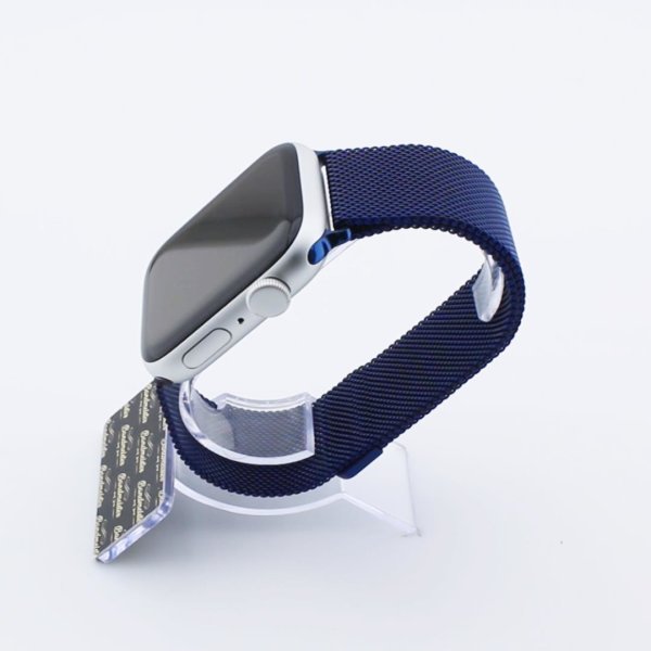 Bandmeister Armband Milanaise Magnetverschluss blue fur Apple Watch 38 40 41mm