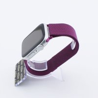 Bandmeister® Armband Milanaise Magnetverschluss purple für Apple Watch 42/44/45mm
