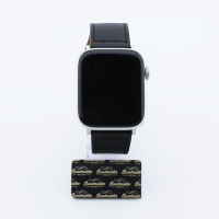 Bandmeister® Armband Echtleder mit Schlaufe black für Apple Watch 38/40/41mm