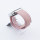 Bandmeister® Armband Echtleder mit Schlaufe pink für Apple Watch 38/40/41mm