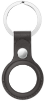Bandmeister® Hülle Echtleder offen mit Druckknopf & Ring für Apple AirTag