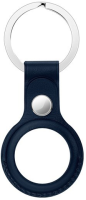Bandmeister® Hülle Echtleder offen mit Druckknopf & Ring für Apple AirTag