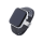 Bandmeister® Armband Nylongewebe geflochten Klappverschluss gray für Apple Watch 42/44/45mm