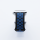 Bandmeister® Armband Silikon Sport Delfin black-blue für Apple Watch 38/40/41mm