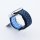 Bandmeister® Armband Silikon Sport Delfin black-blue für Apple Watch 38/40/41mm