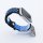 Bandmeister® Armband Silikon Sport Delfin black-blue für Apple Watch 42/44/45mm