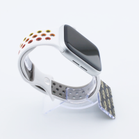 Bandmeister® Armband Silikon Sport Delfin white-colorful für Apple Watch 38/40/41mm
