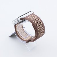 Bandmeister® Armband Silikon Sport Delfin smokey mauve-beige für Apple Watch 38/40/41mm