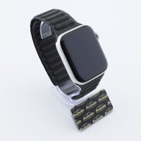 Bandmeister® Armband Alcantara® Magnetverschluss black für Apple Watch 38/40/41mm