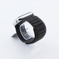 Bandmeister® Armband Alcantara® Magnetverschluss black für Apple Watch 42/44/45mm