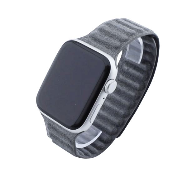Bandmeister® Armband Alcantara® Magnetverschluss gray für Apple Watch 38/40/41mm