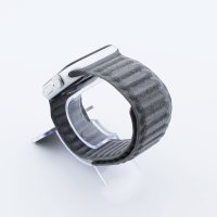 Bandmeister® Armband Alcantara® Magnetverschluss gray für Apple Watch 38/40/41mm