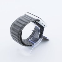 Bandmeister® Armband Alcantara® Magnetverschluss gray für Apple Watch 42/44/45mm