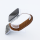 Bandmeister® Armband Silikon Magnetverschluss Raphael white/brown für Apple Watch 42/44/45mm