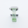 Bandmeister® Armband Silikon transparent Glitter Manuel green für Apple Watch 38/40/41mm