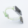 Bandmeister® Armband Silikon transparent Glitter Manuel green für Apple Watch 42/44/45mm