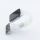 Bandmeister® Armband Silikon glow in the dark white nachleuchtend für Apple Watch 42/44/45mm S/M