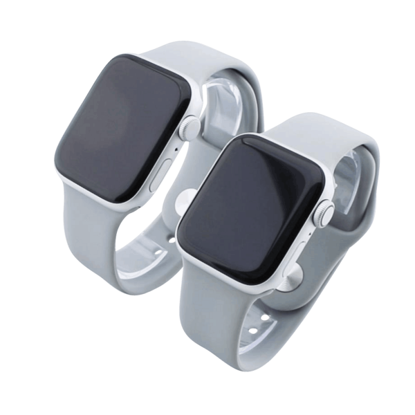 Bandmeister® Armband Silikon für Apple Watch concrete S/M 38/40/41mm