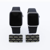 Bandmeister® Armband Silikon für Apple Watch black S/M 42/44/45/49mm