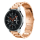 Bandmeister® Armband 3-Segment Edelstahl Business rose gold für Federsteg Uhr 20mm