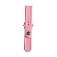 Bandmeister® Armband Silikon Klassik pink für...
