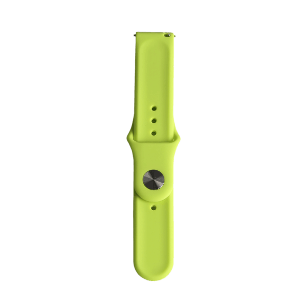 Bandmeister® Armband Silikon Klassik green für Federsteg Uhr 20mm