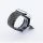 Bandmeister® Armband Edelstahl Glieder dehnbar black für Apple Watch 38/40/41mm