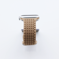 Bandmeister® Armband Silikon Drift walnut für Apple Watch 42/44/45mm