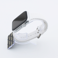 Bandmeister® Armband Silikon Drift white für Apple Watch 42/44/45mm