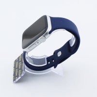 Bandmeister® Armband Silikon Delfin dark blue für Apple Watch 38/40/41mm