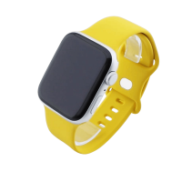 Bandmeister® Armband Silikon Delfin yellow für Apple Watch 38/40/41mm