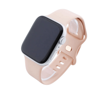 Bandmeister® Armband Silikon Delfin sand pink für Apple Watch 42/44/45mm