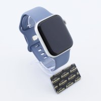 Bandmeister® Armband Silikon Delfin lavender gray für Apple Watch 38/40/41mm