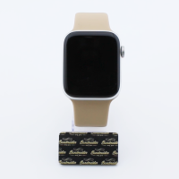 Bandmeister® Armband Silikon Delfin walnut für Apple Watch 42/44/45mm