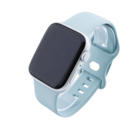 Bandmeister® Armband Silikon Delfin light green für Apple Watch 42/44/45mm