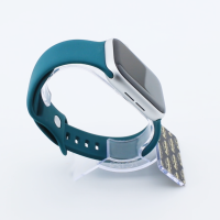 Bandmeister® Armband Silikon Delfin dark green für Apple Watch 38/40/41mm