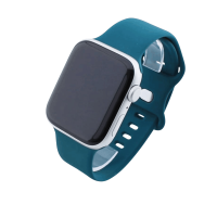 Bandmeister® Armband Silikon Delfin dark green für Apple Watch 42/44/45mm