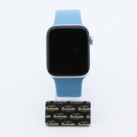 Bandmeister® Armband Silikon Delfin sky blue für Apple Watch 42/44/45mm