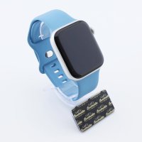 Bandmeister® Armband Silikon Delfin sky blue für Apple Watch 42/44/45mm