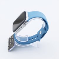 Bandmeister® Armband Silikon Delfin sky blue für Apple Watch 42/44/45mm