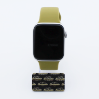 Bandmeister® Armband Silikon Delfin olive green für Apple Watch 38/40/41mm