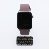 Bandmeister® Armband Silikon Delfin smoke violet für Apple Watch 38/40/41mm