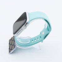 Bandmeister® Armband Silikon Delfin turquoise für Apple Watch 38/40/41mm