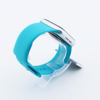 Bandmeister® Armband Silikon Delfin teal für Apple Watch 42/44/45mm