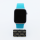 Bandmeister® Armband Silikon Delfin teal für Apple Watch 42/44/45mm