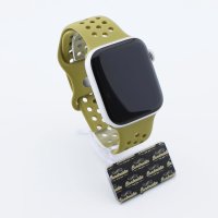 Bandmeister® Armband Silikon Sport Delfin olive green für Apple Watch 38/40/41mm
