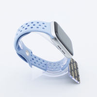 Bandmeister® Armband Silikon Sport Delfin light blue für Apple Watch 38/40/41mm