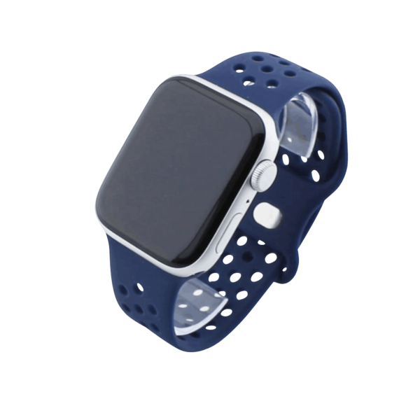 Bandmeister® Armband Silikon Sport Delfin dark blue für Apple Watch 38/40/41mm