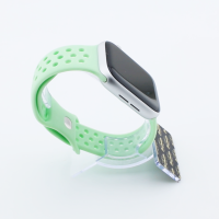 Bandmeister® Armband Silikon Sport Delfin apple green für Apple Watch 42/44/45mm