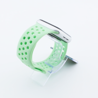 Bandmeister® Armband Silikon Sport Delfin apple green für Apple Watch 42/44/45mm